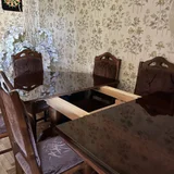 Раздвижной обеденный стол из натурального дерева и 6 стульев (photo 8)