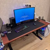 Монитор Samsung Odyssey G6 32" — desk, desktop computer, monitor (photo 1)