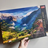 Пазл с горами, 1000 деталей — jigsaw puzzle, comic book, book jacket (photo 1)