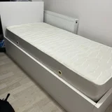 Односпальная деревянная кровать с матрасом Serta — studio couch (photo 2)