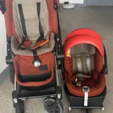 Детская коляска Cybex Priam Platinum — backpack, seat belt (photo 1)