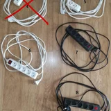 Удлинитель 5м, 3 розетки — hand blower, microphone, oscilloscope (photo 1)
