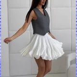 Летний костюм в стиле Skims юбка и топ — hoopskirt, overskirt (photo 5)