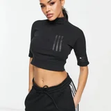 adidas чёрный спортивный топ — jersey, miniskirt (photo 2)