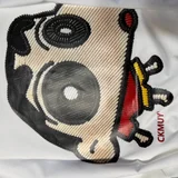 Футболка белая CKMUY с принтом Crayon Shin-chan — maraca, cowboy boot (photo 3)