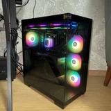 Мощный игровой ПК Ryzen 7 9800X3D / RTX 5070 — traffic light, projector (photo 2)