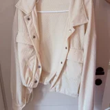 Вельветовая укороченная куртка оверсайз — trench coat, pajama (photo 1)