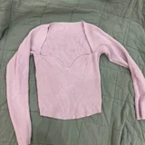 Юбка Zara голубая шелковая (photo 8)