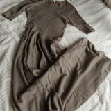 Юбка с карманами S — velvet, quilt, fur coat (photo 2)