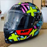 Шлем MT Braker SV - Crazy Teddy Gloss Multi — crash helmet (photo 1)