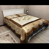 Покрывало с наволочками на двуспальную кровать — studio couch, quilt (photo 1)