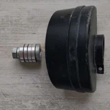 Тропический душ с душевой лейкой и краном б/у — screw, pencil sharpener (photo 3)