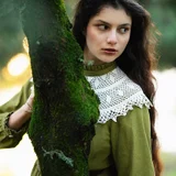 Платье льняное — poncho, stole (photo 1)