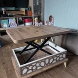 Компактный раскладной обеденный стол — desk, plate rack (photo 2)