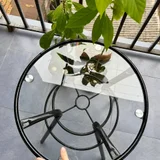 Балконный столик металл и стекло — electric fan (photo 2)