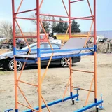 Мобильная строительная вышка-тура на колесах — horizontal bar, swing, parallel bars (photo 3)
