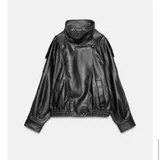 Кожаная куртка Zara — cloak, poncho (photo 1)