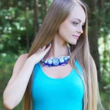 Колье Санторини ручной работы — maillot, maillot (photo 3)