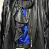 Кожаная женская куртка Vicentini размер S — trench coat, cloak, abaya (photo 2)