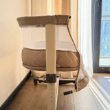 Приставная кроватка-люлька BabyGO с матрасами и простынями — bassinet, four-poster (photo 2)