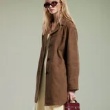 ASOS DESIGN замшевая куртка — trench coat (photo 1)