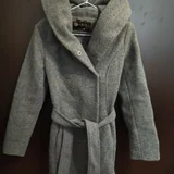 Пальто серое — fur coat, trench coat (photo 5)