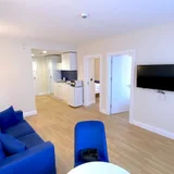 Квартира 2+1 в ORBI City — home theater, sliding door (photo 2)