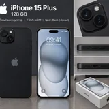 iPhone 15 Plus 128GB Black — CD player, mouse (photo 1)