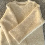 Кофта белая теплая — velvet, bath towel, poncho (photo 3)