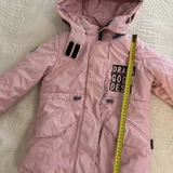 Зимний комплект для девочки куртка Nikastyle и полукомбинезон Max & Jessi — trench coat (photo 3)