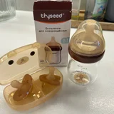 Набор: бутылочка и пустышки Thyseed — nipple, face powder (photo 1)