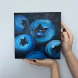 Интерьерная картина Сезон голубики 25x25 см — piggy bank (photo 3)