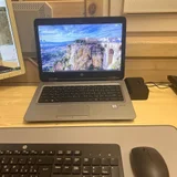 Готовый комплект: Ноутбук HP 640 G3 + док-станция + монитор HP 24” + кронштейн Onkron G80 — notebook, mouse, laptop (photo 2)
