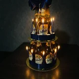 Съедобные букеты и подарки на заказ — candle (photo 2)