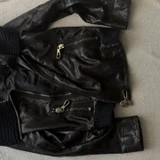 Кожаная куртка PUNTO с трикотажным воротником — bulletproof vest, backpack (photo 1)