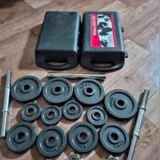 Гантели / Штанга разборные, стальные — waffle iron, hand-held computer (photo 5)