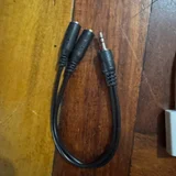 Переходник Lightning → 2 lightning, наушники круглый вход (photo 2)