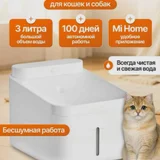 Автопоилка / фонтан для кошек и собак Xiaomi pet fountain 2 с бонусом — scale (photo 2)
