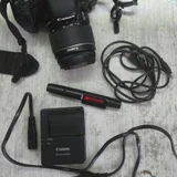 Фотоаппарат Canon EOS 600D с объективом 18-55mm и аксессуарами — modem, microphone, stethoscope (photo 2)