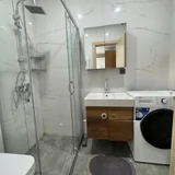 Квартира 1+1, 50 кв.м, ул. Шартава, 32 — washer, toilet seat (photo 4)