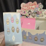 Брелок Labubu The Monsters Exciting Macaron Sea Salt Coconut (открытый) — envelope, rubber eraser (photo 3)