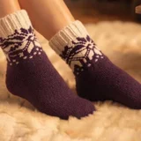 Носки шерстяные — wool, Gila monster, sock (photo 3)