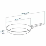 Комплект сковородок IKEA MIDDAGSMAT 2 шт с крышкой — strainer (photo 4)