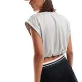 adidas чёрный спортивный топ — miniskirt, sarong, swimming trunks (photo 5)