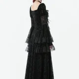 Бархатное пальто / накидка — overskirt, cloak (photo 3)