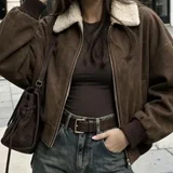 Тренч, свитшот и кардиган (размер L) — trench coat (photo 1)