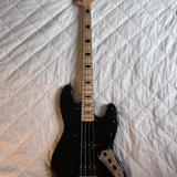 Бас-гитара Harley Benton JB-75MN Black Vintage Series — electric guitar (photo 1)