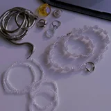 Украшения ручной работы — coil, hair slide, necklace (photo 5)