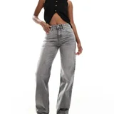 Джинсы Pull&Bear серые прямые — jean (photo 1)