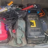 Набор инструментов (дрель, бензопила) — carpenter's kit, power drill, chain saw (photo 1)